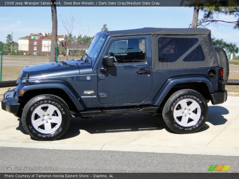 Steel Blue Metallic / Dark Slate Gray/Medium Slate Gray 2008 Jeep Wrangler Sahara 4x4