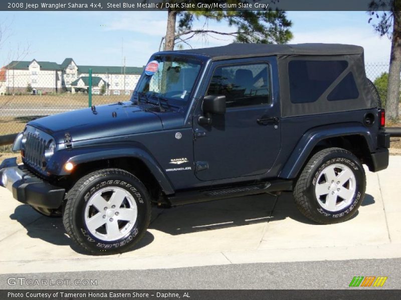 Steel Blue Metallic / Dark Slate Gray/Medium Slate Gray 2008 Jeep Wrangler Sahara 4x4