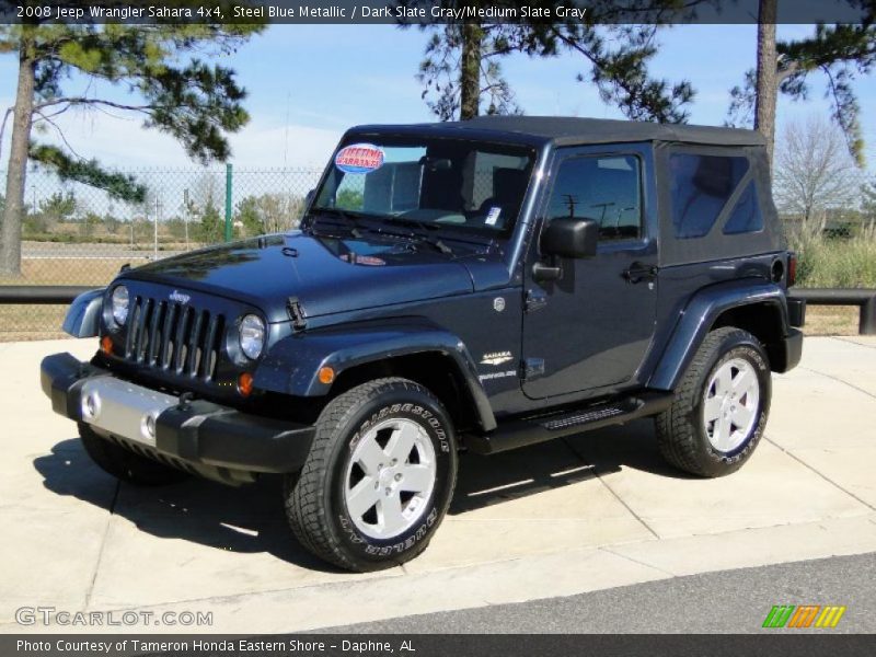 Steel Blue Metallic / Dark Slate Gray/Medium Slate Gray 2008 Jeep Wrangler Sahara 4x4