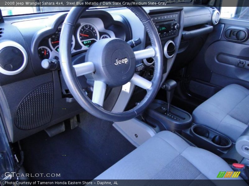 Steel Blue Metallic / Dark Slate Gray/Medium Slate Gray 2008 Jeep Wrangler Sahara 4x4