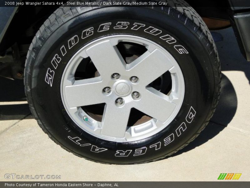 Steel Blue Metallic / Dark Slate Gray/Medium Slate Gray 2008 Jeep Wrangler Sahara 4x4