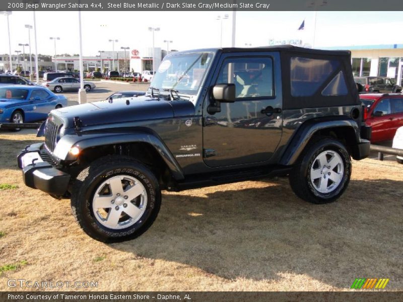 Steel Blue Metallic / Dark Slate Gray/Medium Slate Gray 2008 Jeep Wrangler Sahara 4x4