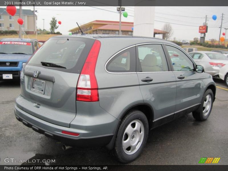 Opal Sage Metallic / Ivory 2011 Honda CR-V LX