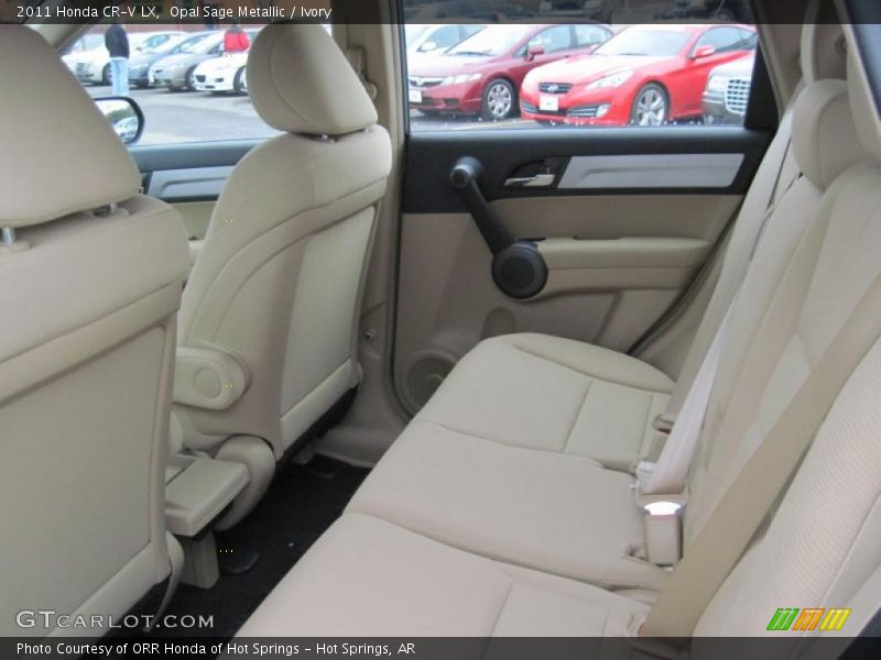 Opal Sage Metallic / Ivory 2011 Honda CR-V LX