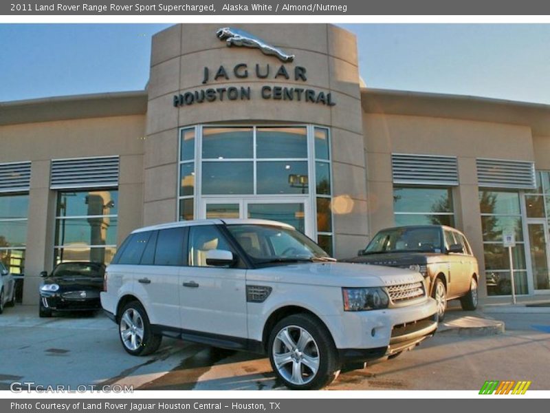 Alaska White / Almond/Nutmeg 2011 Land Rover Range Rover Sport Supercharged