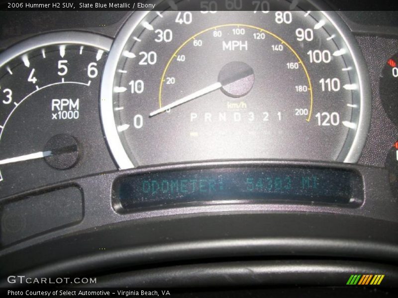 Slate Blue Metallic / Ebony 2006 Hummer H2 SUV