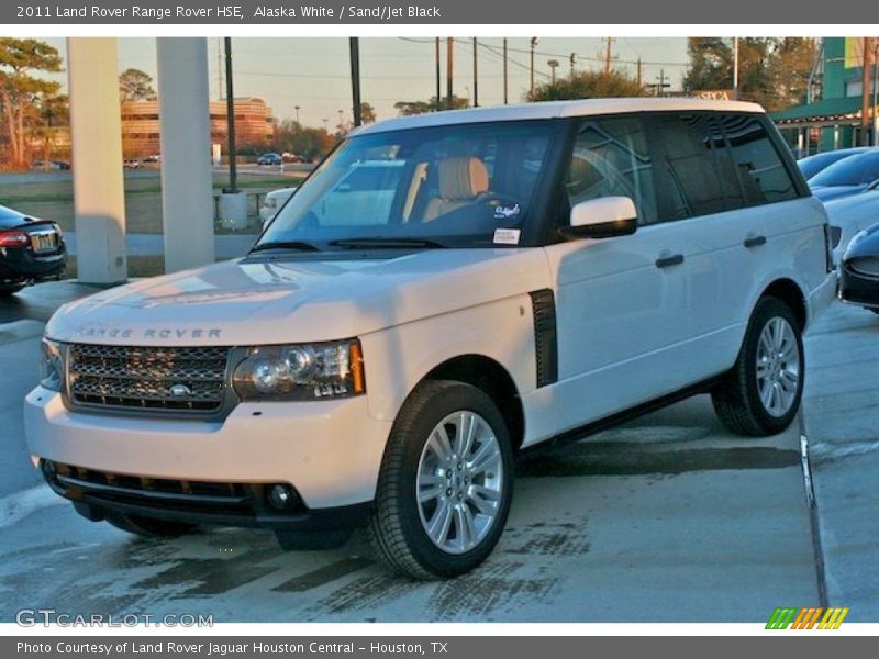 Alaska White / Sand/Jet Black 2011 Land Rover Range Rover HSE