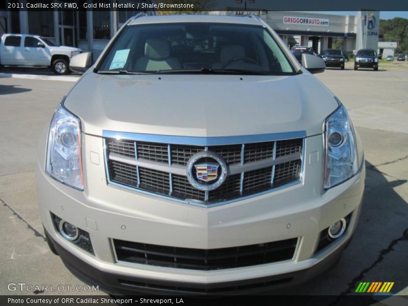 Gold Mist Metallic / Shale/Brownstone 2011 Cadillac SRX FWD