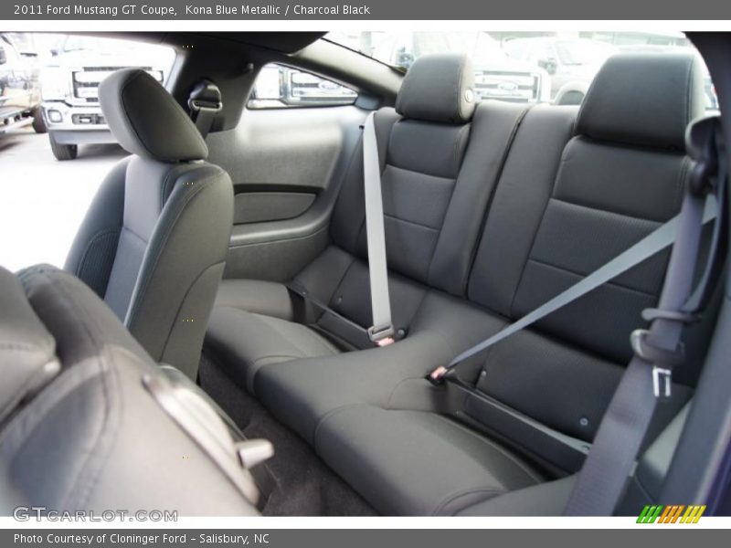 Kona Blue Metallic / Charcoal Black 2011 Ford Mustang GT Coupe