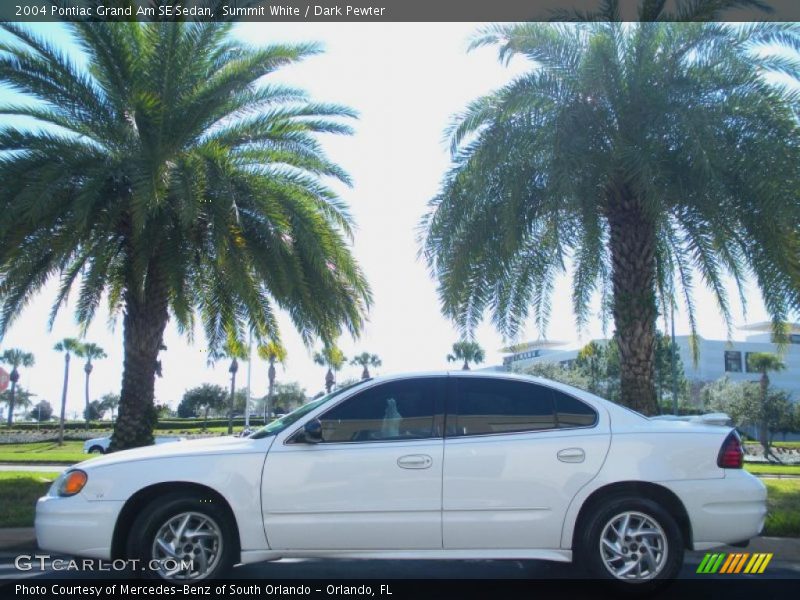Summit White / Dark Pewter 2004 Pontiac Grand Am SE Sedan