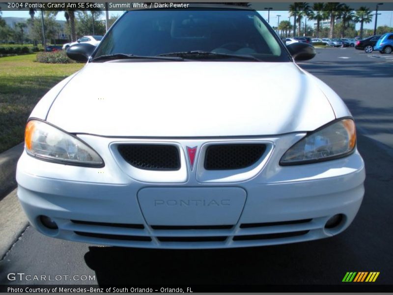 Summit White / Dark Pewter 2004 Pontiac Grand Am SE Sedan