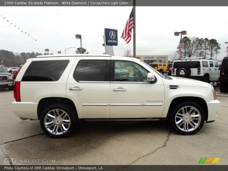  2009 Escalade Platinum White Diamond
