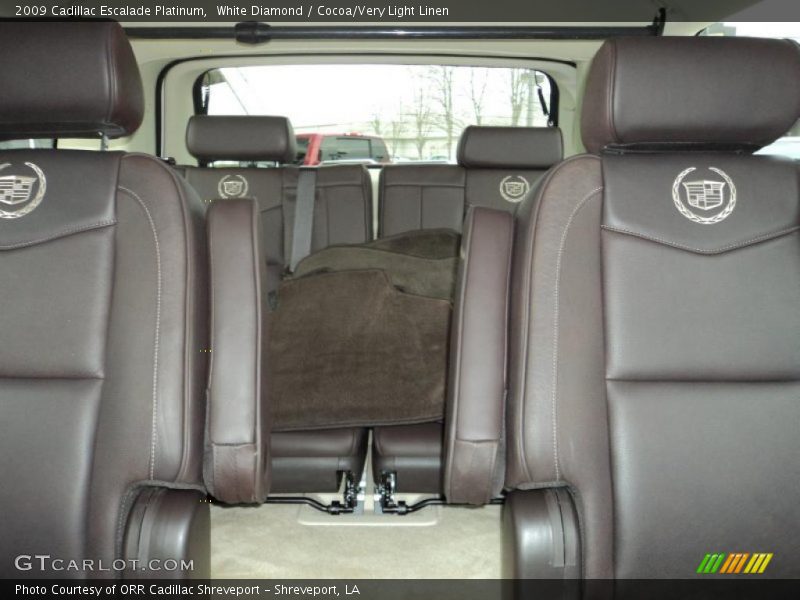  2009 Escalade Platinum Cocoa/Very Light Linen Interior