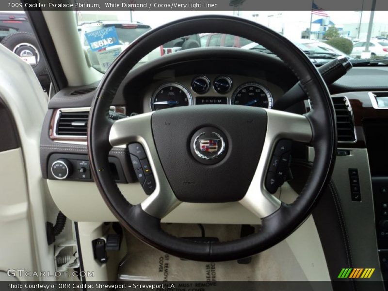 2009 Escalade Platinum Steering Wheel