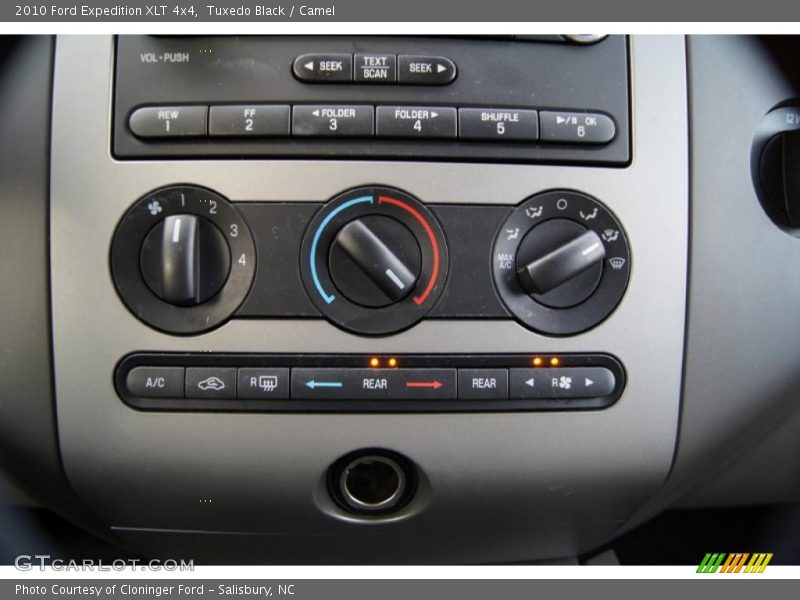 Controls of 2010 Expedition XLT 4x4