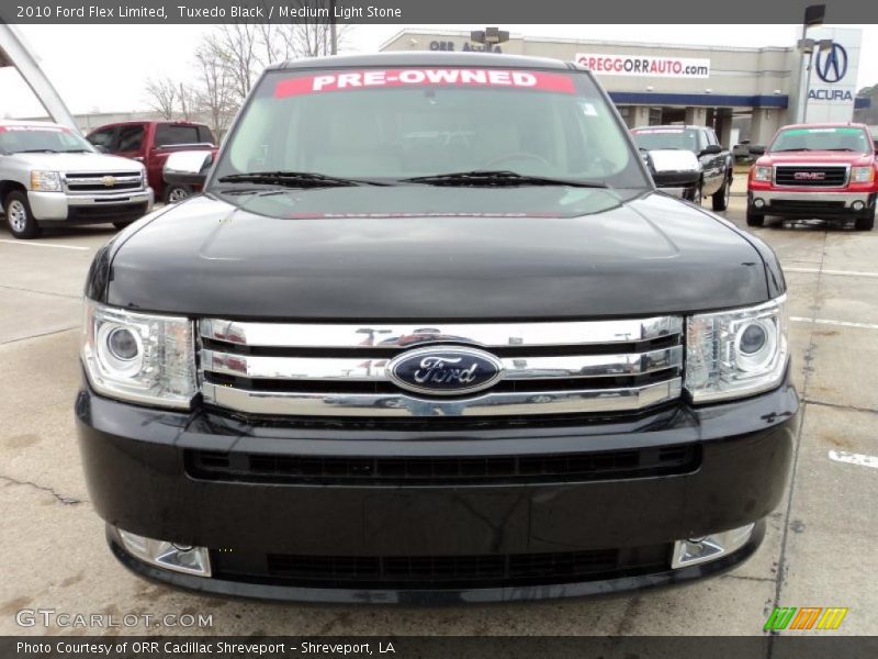 Tuxedo Black / Medium Light Stone 2010 Ford Flex Limited