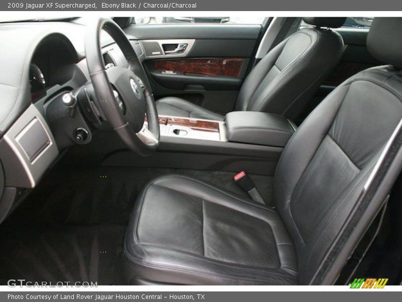 Ebony Black / Charcoal/Charcoal 2009 Jaguar XF Supercharged