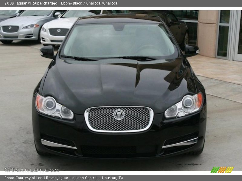 Ebony Black / Charcoal/Charcoal 2009 Jaguar XF Supercharged