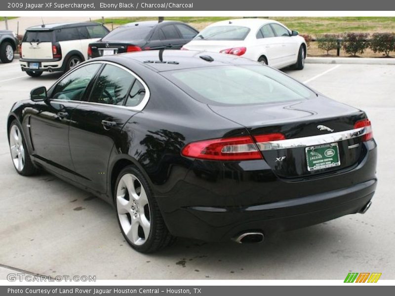 Ebony Black / Charcoal/Charcoal 2009 Jaguar XF Supercharged