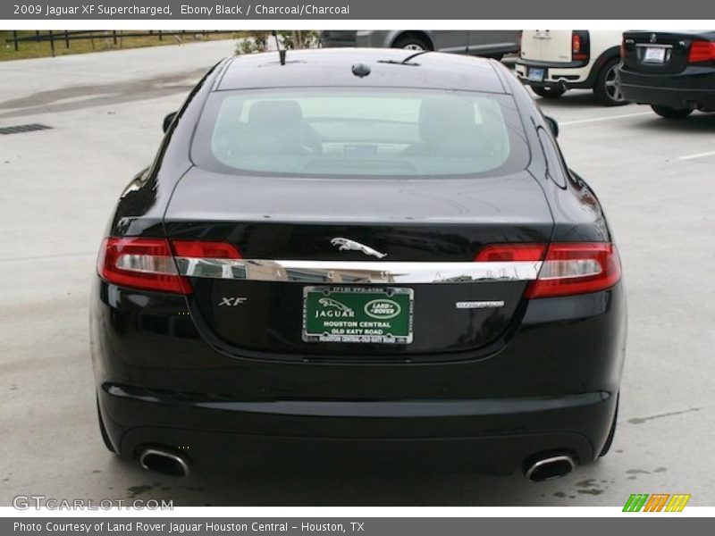 Ebony Black / Charcoal/Charcoal 2009 Jaguar XF Supercharged