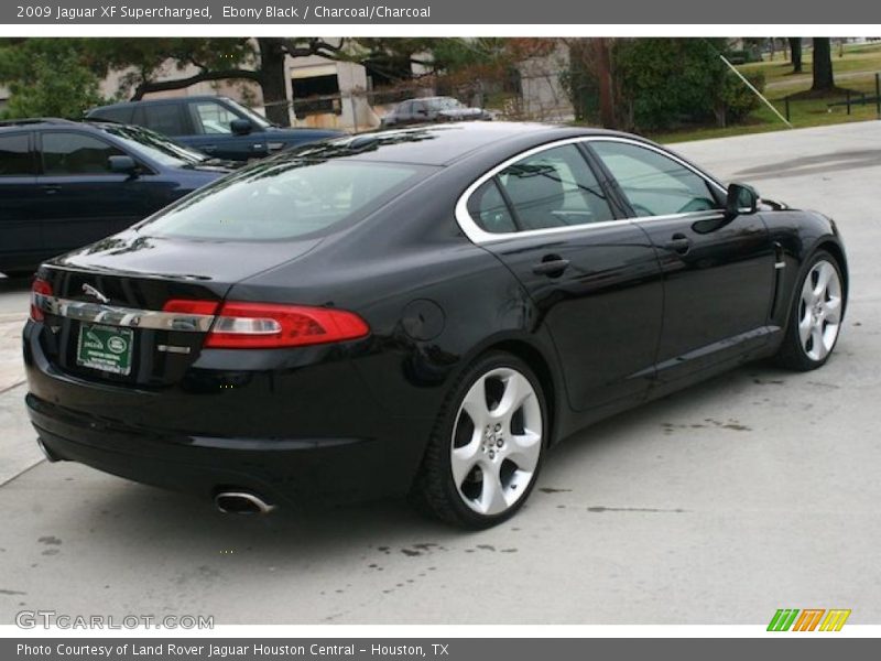 Ebony Black / Charcoal/Charcoal 2009 Jaguar XF Supercharged