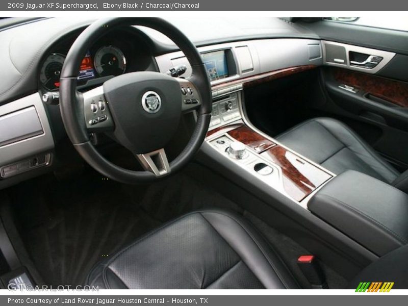 Ebony Black / Charcoal/Charcoal 2009 Jaguar XF Supercharged