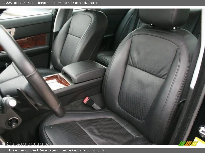 Ebony Black / Charcoal/Charcoal 2009 Jaguar XF Supercharged
