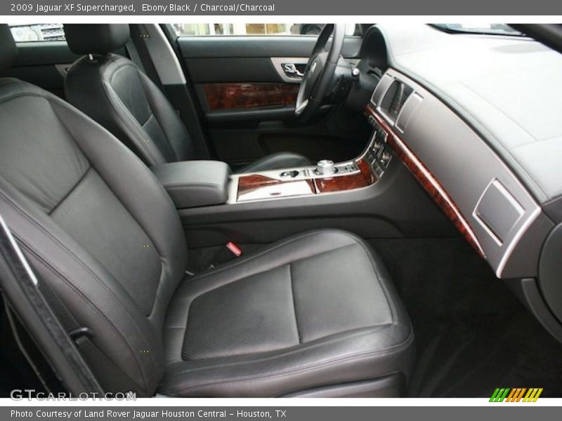 Ebony Black / Charcoal/Charcoal 2009 Jaguar XF Supercharged