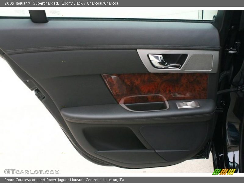 Ebony Black / Charcoal/Charcoal 2009 Jaguar XF Supercharged