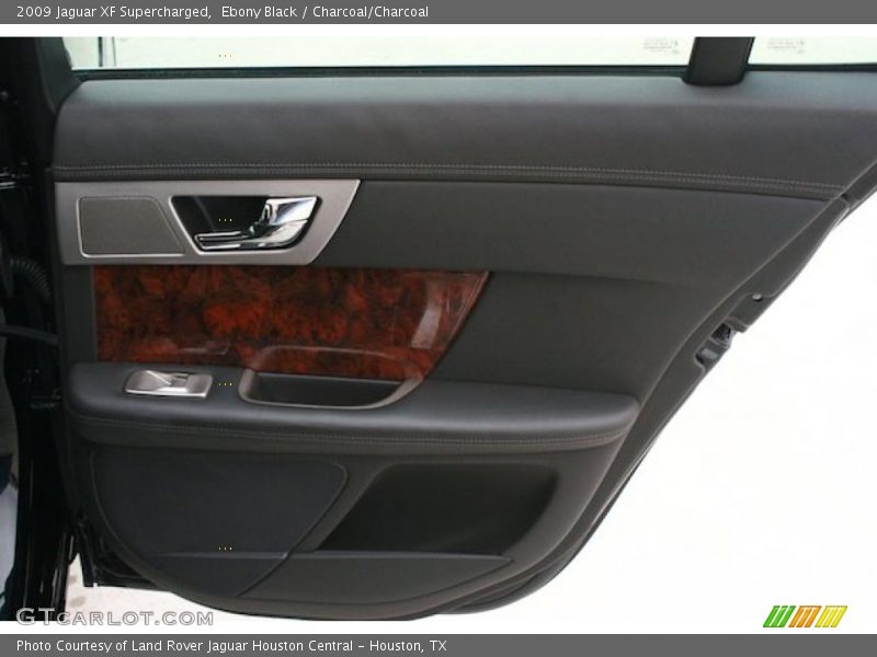 Ebony Black / Charcoal/Charcoal 2009 Jaguar XF Supercharged