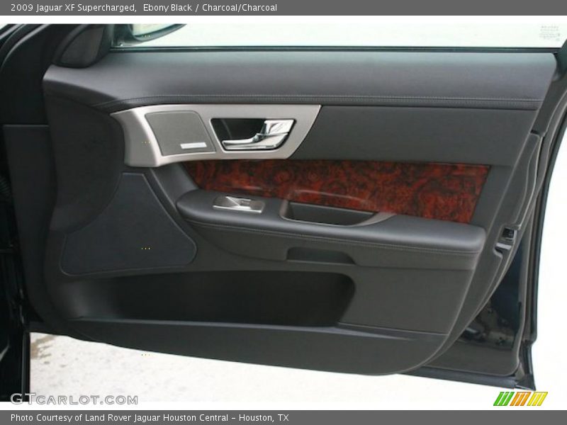 Ebony Black / Charcoal/Charcoal 2009 Jaguar XF Supercharged