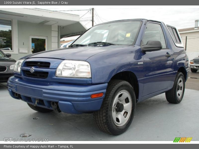 Sapphire Blue / Gray 1999 Suzuki Vitara JS