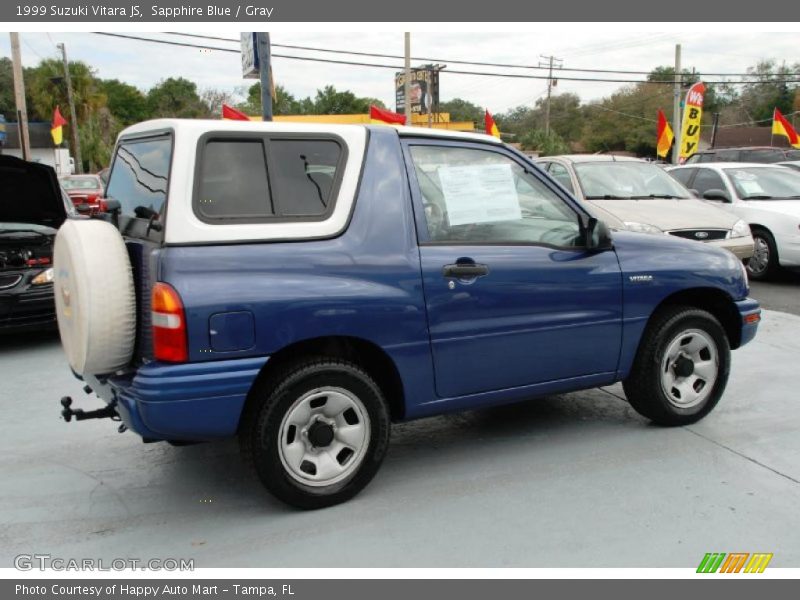 Sapphire Blue / Gray 1999 Suzuki Vitara JS