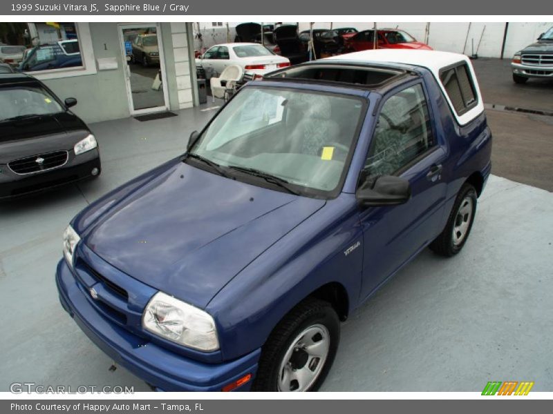 Sapphire Blue / Gray 1999 Suzuki Vitara JS