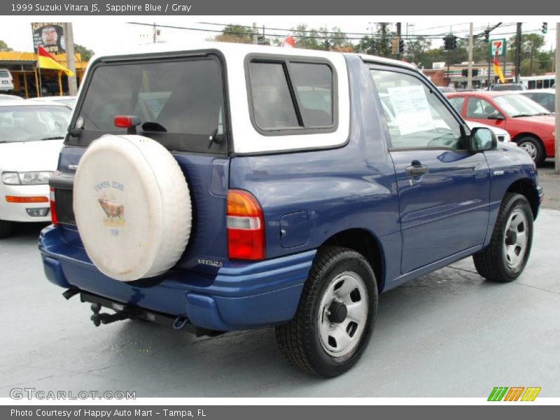 Sapphire Blue / Gray 1999 Suzuki Vitara JS