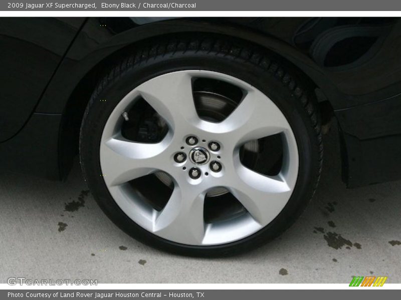 Ebony Black / Charcoal/Charcoal 2009 Jaguar XF Supercharged