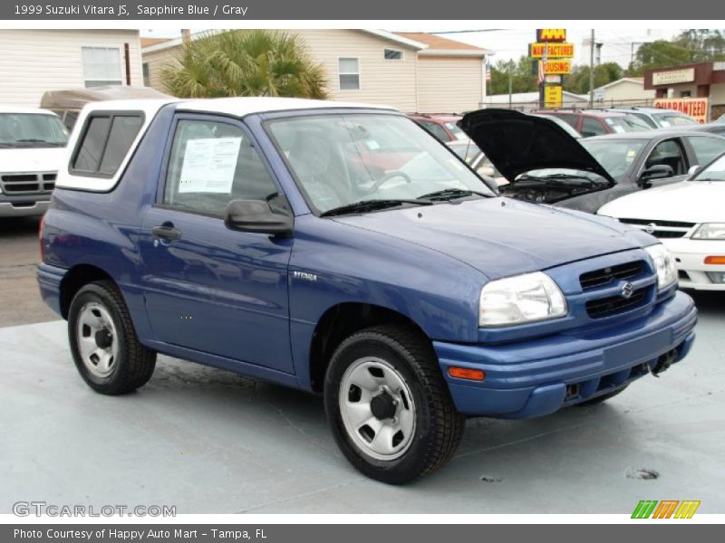 Sapphire Blue / Gray 1999 Suzuki Vitara JS