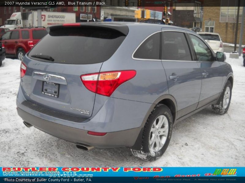 Blue Titanium / Black 2007 Hyundai Veracruz GLS AWD