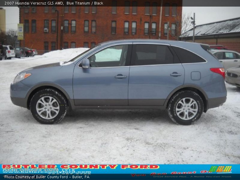 Blue Titanium / Black 2007 Hyundai Veracruz GLS AWD