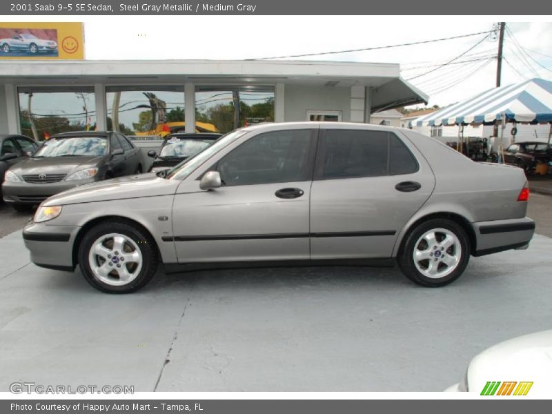 2001 9-5 SE Sedan Steel Gray Metallic