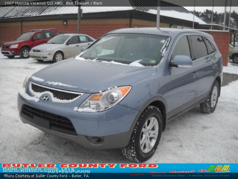 Blue Titanium / Black 2007 Hyundai Veracruz GLS AWD