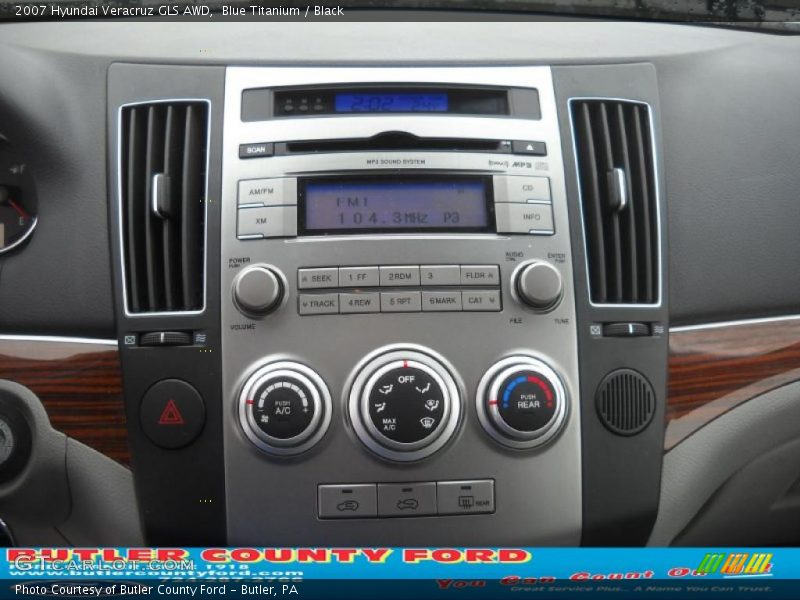 Blue Titanium / Black 2007 Hyundai Veracruz GLS AWD