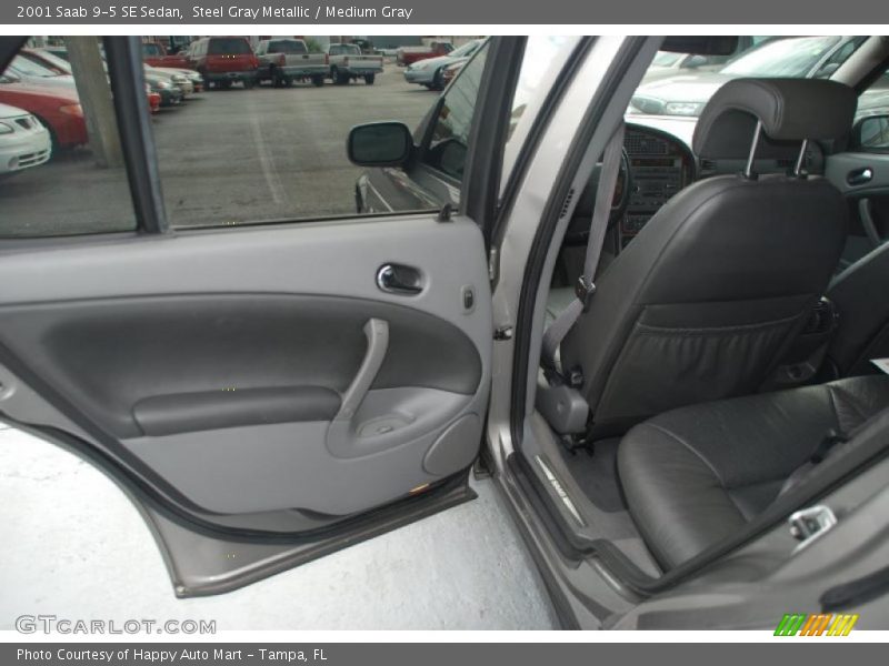 Steel Gray Metallic / Medium Gray 2001 Saab 9-5 SE Sedan