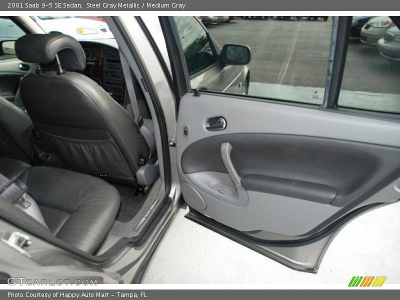 Steel Gray Metallic / Medium Gray 2001 Saab 9-5 SE Sedan