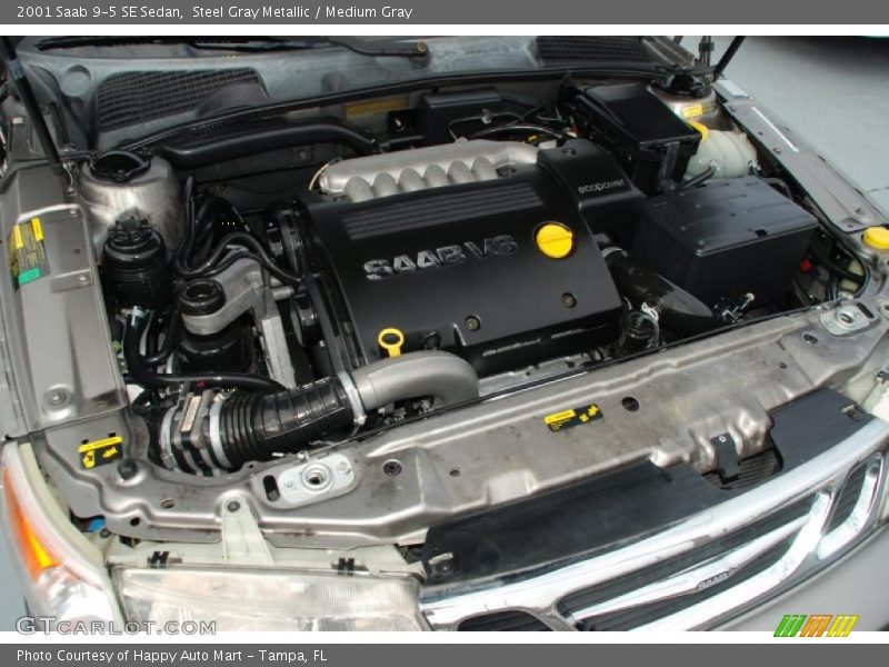  2001 9-5 SE Sedan Engine - 3.0 Liter Turbocharged DOHC 24-Valve V6