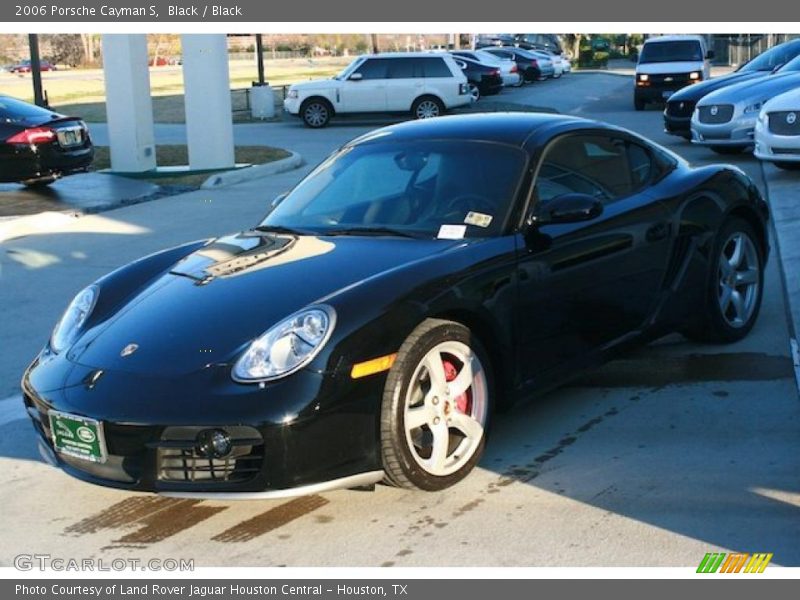 Black / Black 2006 Porsche Cayman S