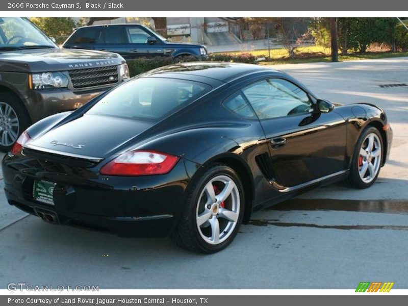 Black / Black 2006 Porsche Cayman S