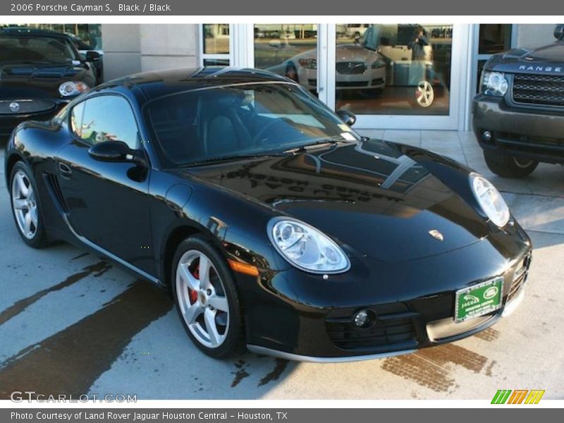 Black / Black 2006 Porsche Cayman S