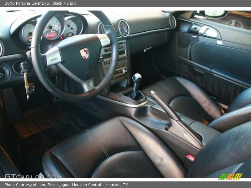 Black / Black 2006 Porsche Cayman S