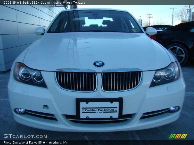 Alpine White / Tobacco 2008 BMW 3 Series 335xi Sedan
